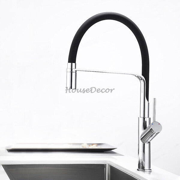 Modern kitchen sink mixer tap swivel spout additional view