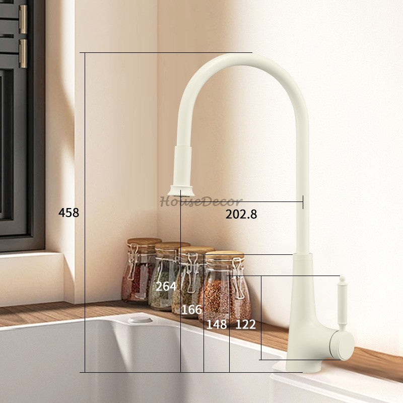 Modern Stainless Steel kitchen sink mixer tap pull out spray additional view