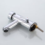 Modern bathroom basin mixer tap detailed product view detail view