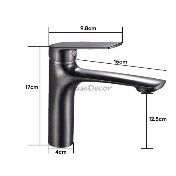 Modern Brass bath shower mixer tap single lever control additional view