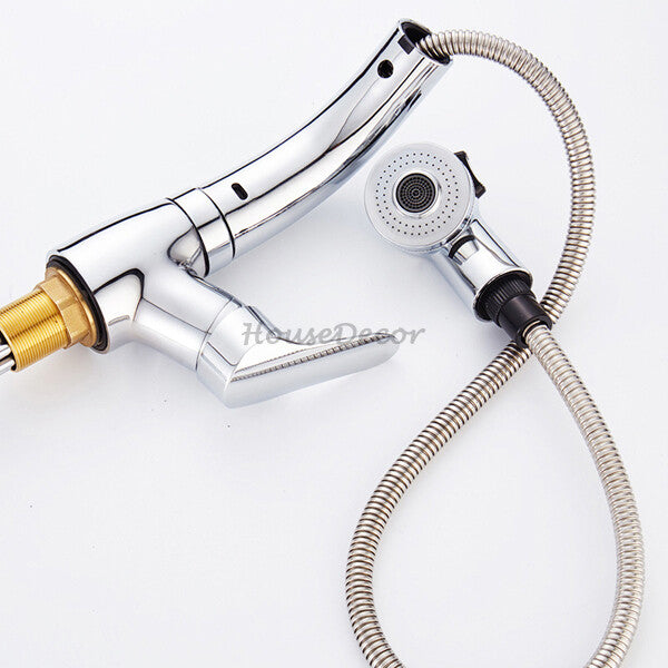 Modern bath shower mixer tap pull out spray additional view
