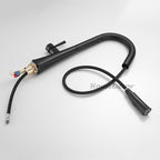 Matte Black kitchen sink mixer tap pull out spray additional view