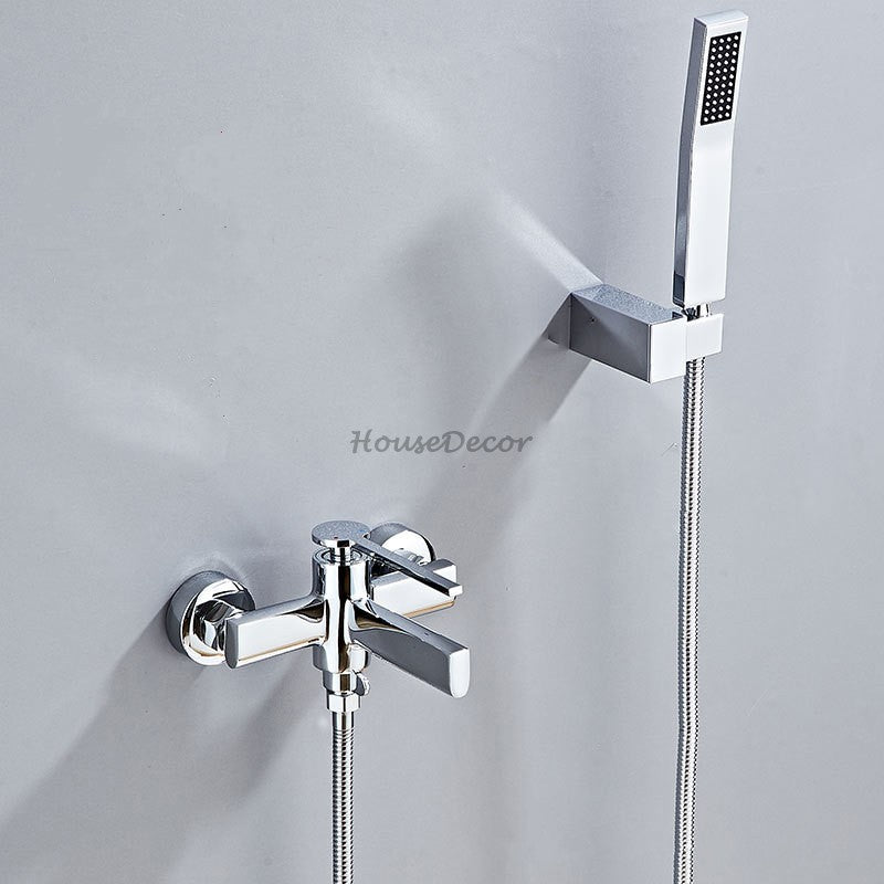 Modern Brass bath shower mixer tap detailed product view detail view