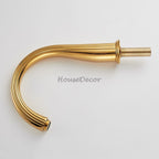 Gold bath shower mixer tap 3 hole installation additional view