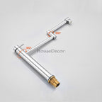 Modern Brass kitchen sink mixer tap single lever control additional view