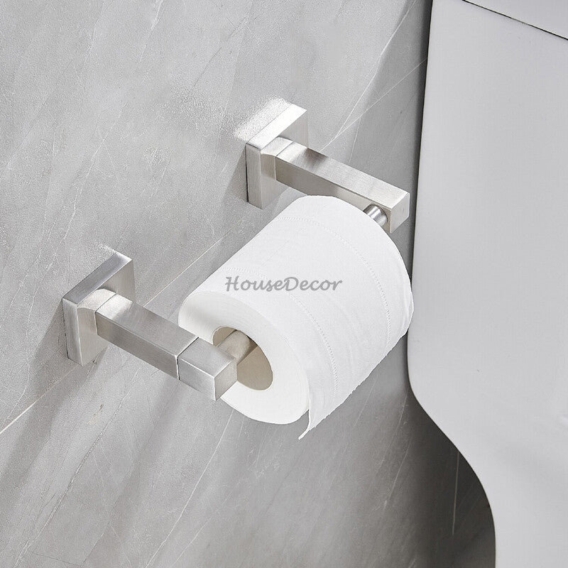 Gold Stainless Steel toilet paper holder swivel spout additional view