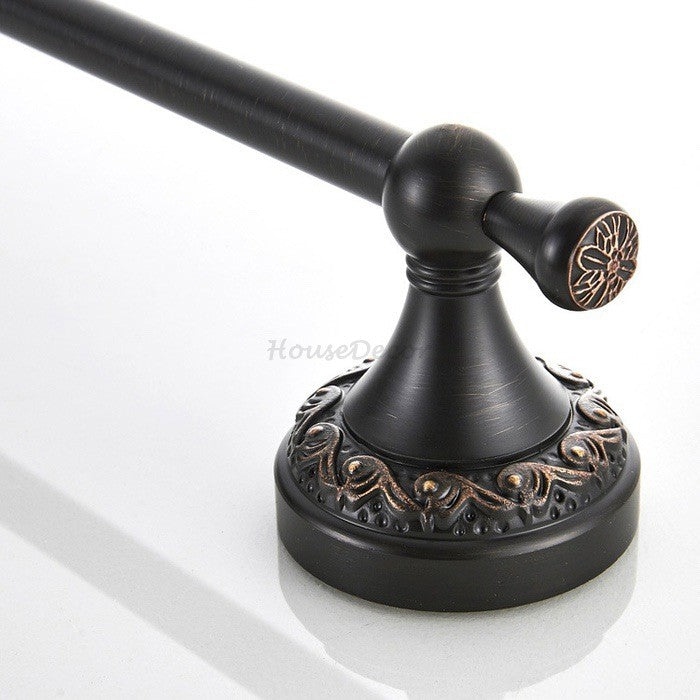 Brass towel rack detailed product view detail view