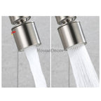 Modern kitchen sink mixer tap swivel spout additional view