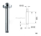Chrome shower head detailed product view detail view