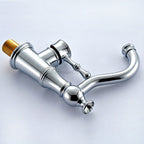 Modern bath shower mixer tap swivel spout detail view
