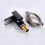 Modern bath shower mixer tap waterfall spout additional view