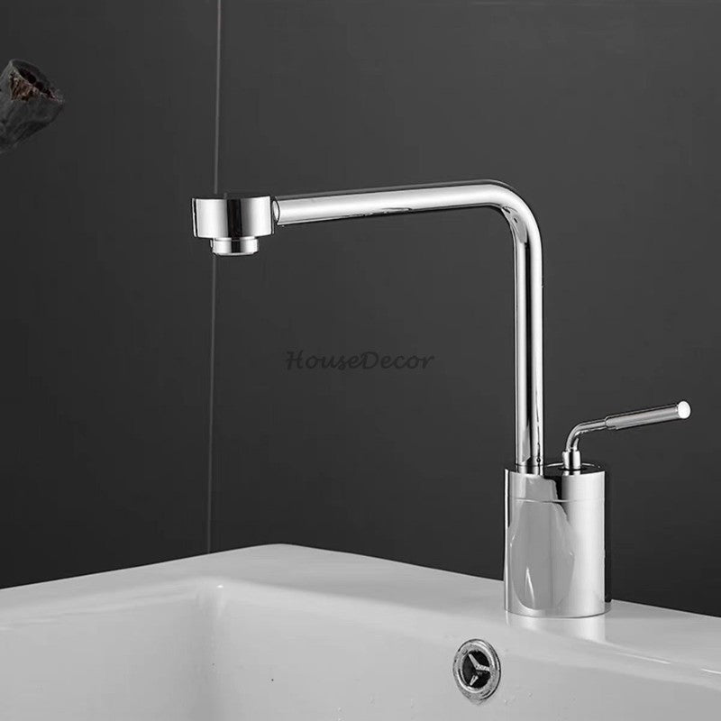Modern Brass bath shower mixer tap swivel spout additional view