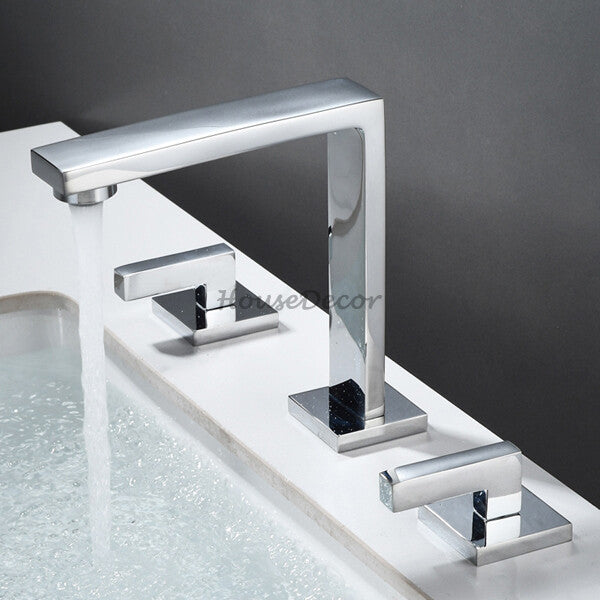 Modern bath shower mixer tap deck mounted design additional view