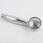 Chrome Brass shower head handheld shower set detail view
