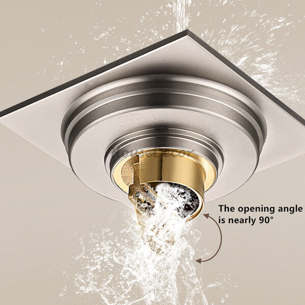 Modern shower drain detailed product view additional view