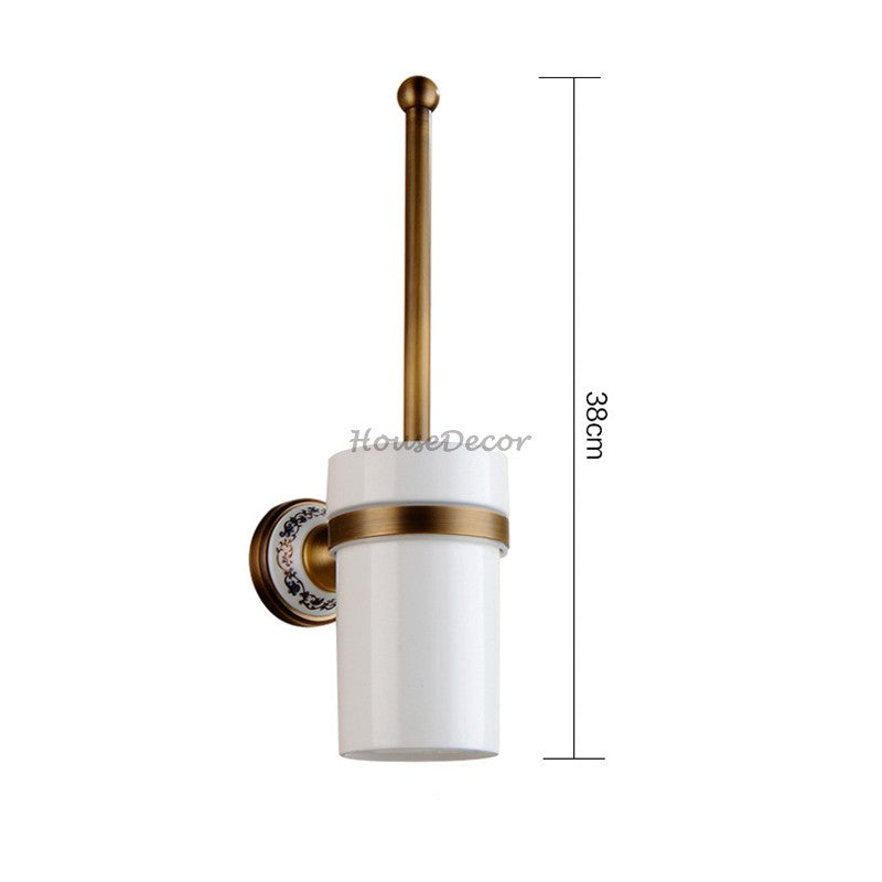 Antique Brass towel rack wall mounted design additional view