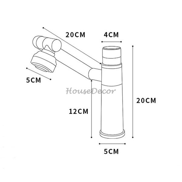 Modern bath shower mixer tap swivel spout additional view