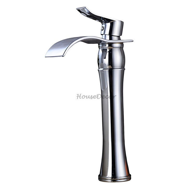 Modern bath shower mixer tap waterfall spout additional view