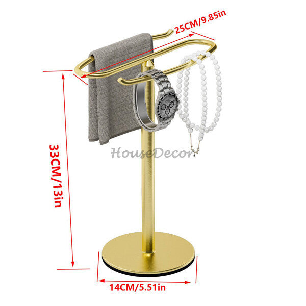 Modern Stainless Steel towel rack detailed product view additional view