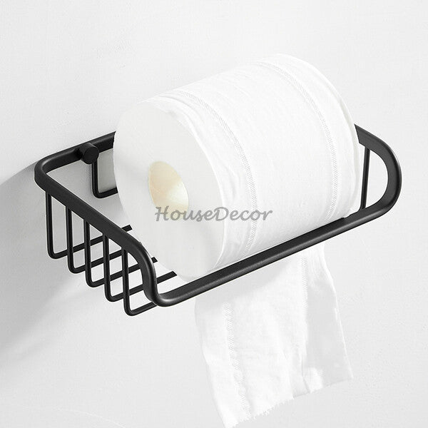 Modern Aluminum toilet paper holder wall mounted design additional view