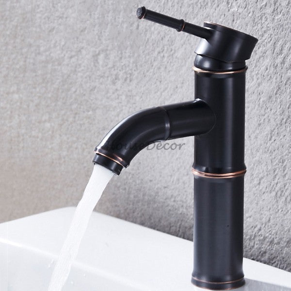 Modern Brass bath shower mixer tap single lever control detail view