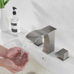 Modern bath shower mixer tap waterfall spout additional view