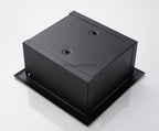 Black Stainless Steel toilet paper holder wall mounted design additional view