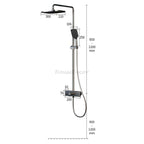 Modern bath shower mixer tap waterfall spout additional view