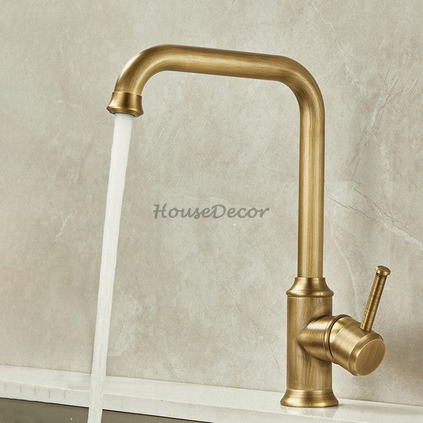 Modern kitchen sink mixer tap swivel spout additional view