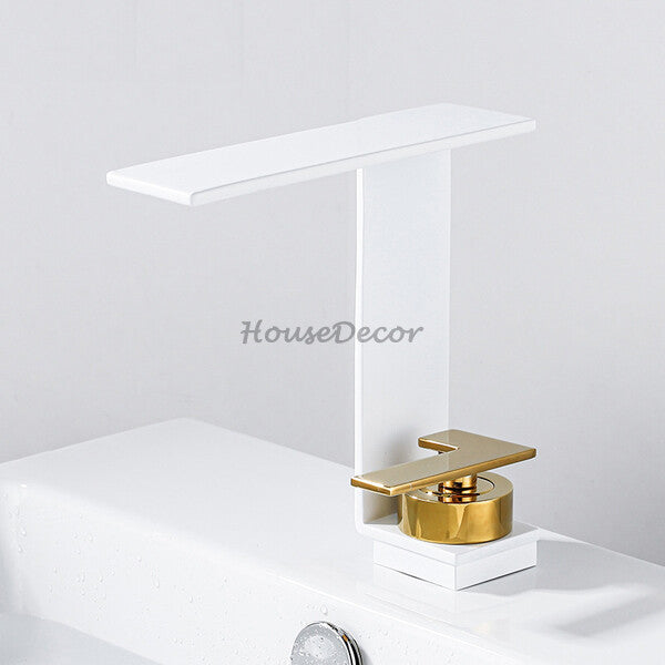 Brass bath shower mixer tap waterfall spout additional view