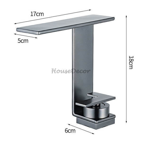 Brass bath shower mixer tap waterfall spout additional view