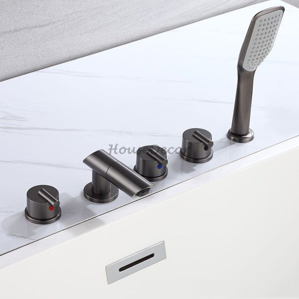 Modern bath shower mixer tap swivel spout additional view