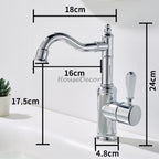 Brass bath shower mixer tap swivel spout additional view
