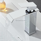 Modern bath shower mixer tap waterfall spout additional view