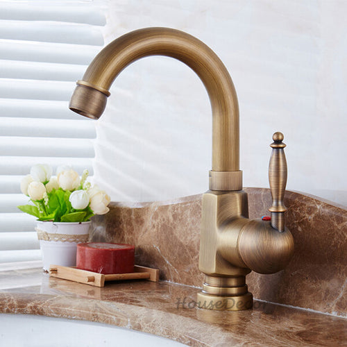 Modern bath shower mixer tap swivel spout detail view