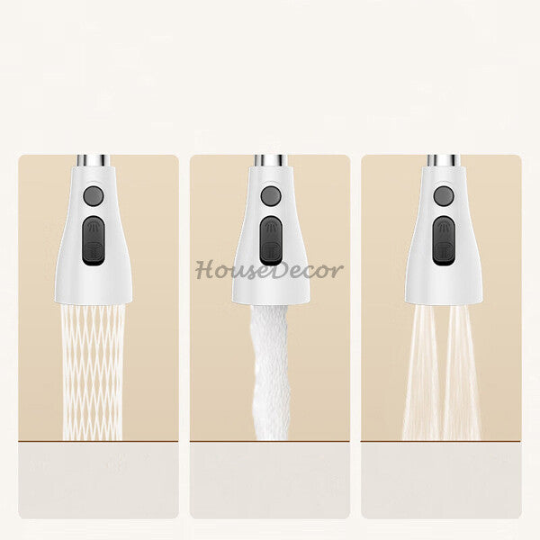 Modern kitchen sink mixer tap pull out spray additional view