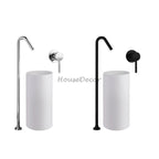 Modern bath shower mixer tap single lever control main view
