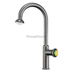 Modern kitchen sink mixer tap pull out spray main view