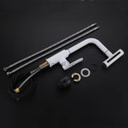 Modern kitchen sink mixer tap swivel spout additional view