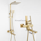 Modern Stainless Steel bath shower mixer tap detailed product view additional view