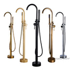 Modern bath shower mixer tap handheld shower set main view