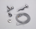 Modern shower head handheld shower set detail view