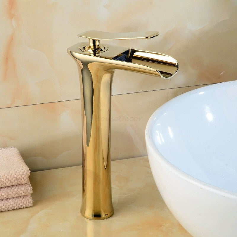 Modern bath shower mixer tap waterfall spout additional view