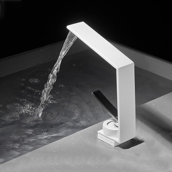 Modern bath shower mixer tap waterfall spout additional view