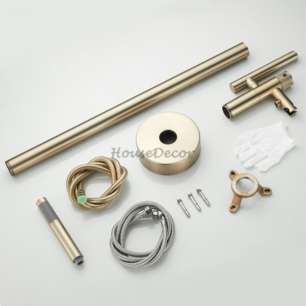 Modern bath shower mixer tap handheld shower set additional view