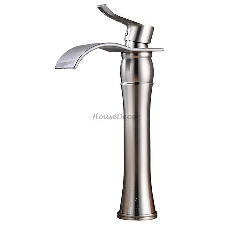 Modern bath shower mixer tap waterfall spout additional view