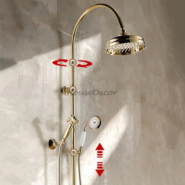 Modern bath shower mixer tap handheld shower set additional view
