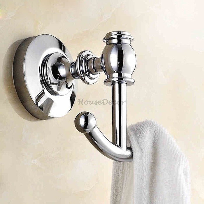 Polished Chrome robe hook wall mounted design main view