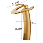 Modern bath shower mixer tap waterfall spout additional view