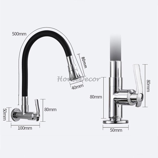 Modern kitchen sink mixer tap swivel spout additional view